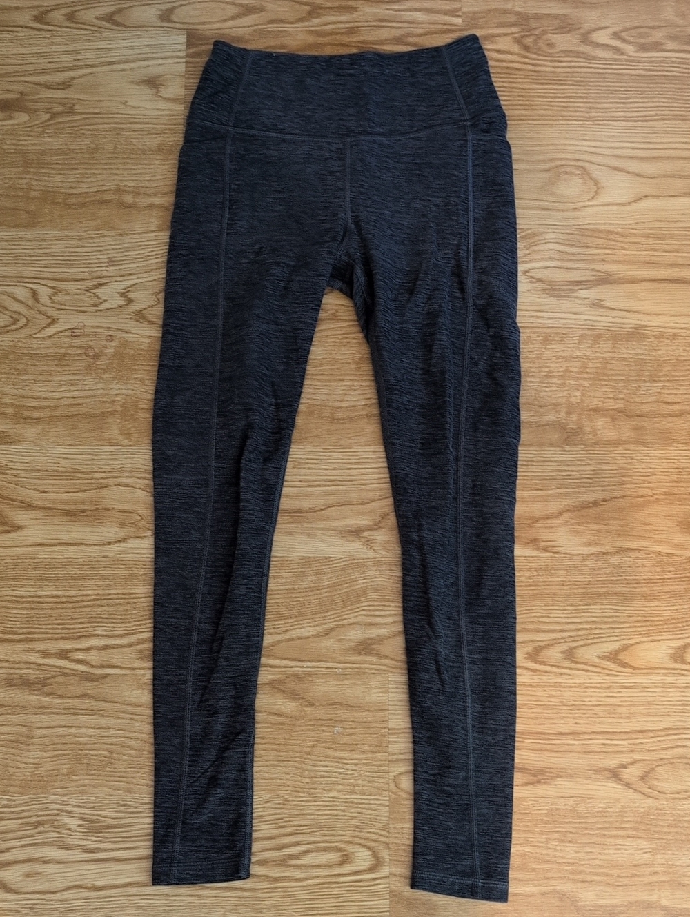 EUC Victoria's Secret Dark Charcoal Heather High-Waist Leggings Size 6